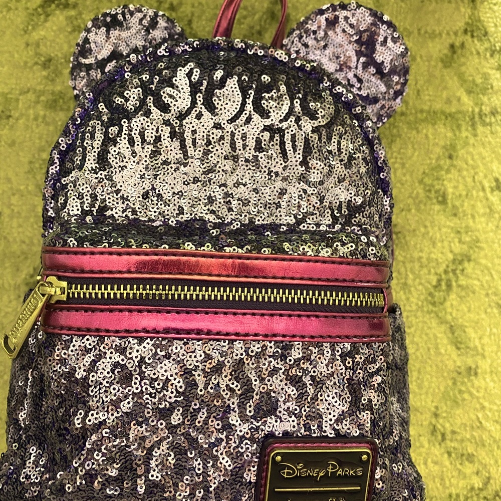 Lounge fly purple potion sequins mini backpack